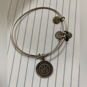 Alex and Ani turn peace up bracelet